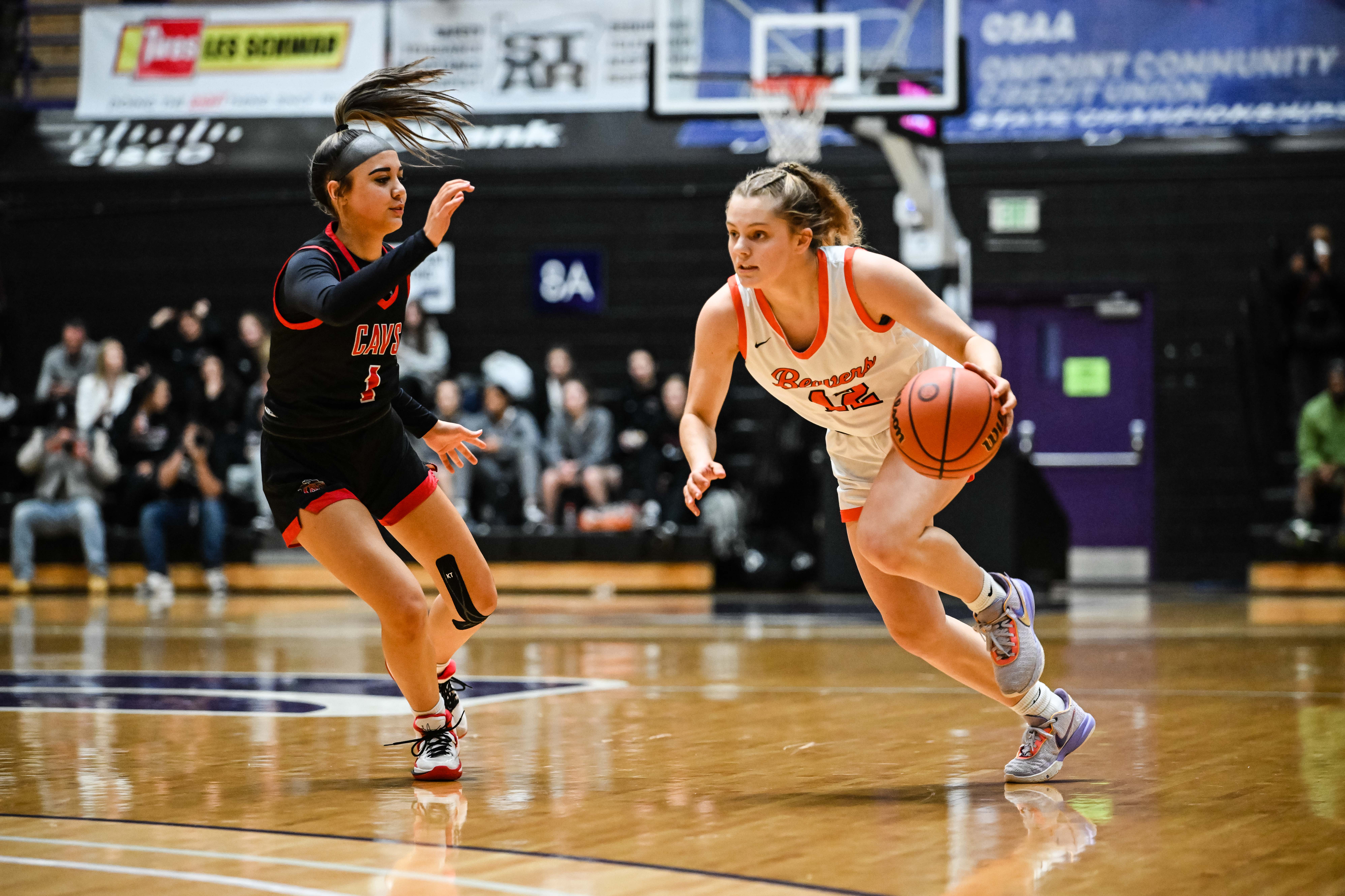 Clackamas Beaverton 6A Oregon girls basketball quarterfinal Naji Saker 1 -17